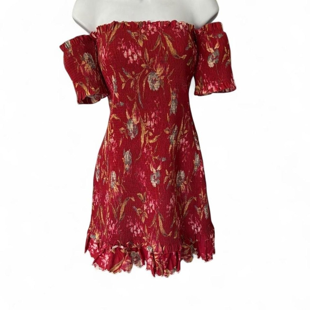 NWT Zimmermann Corsair Shirred Flutter Dress SZ 8 couture dress